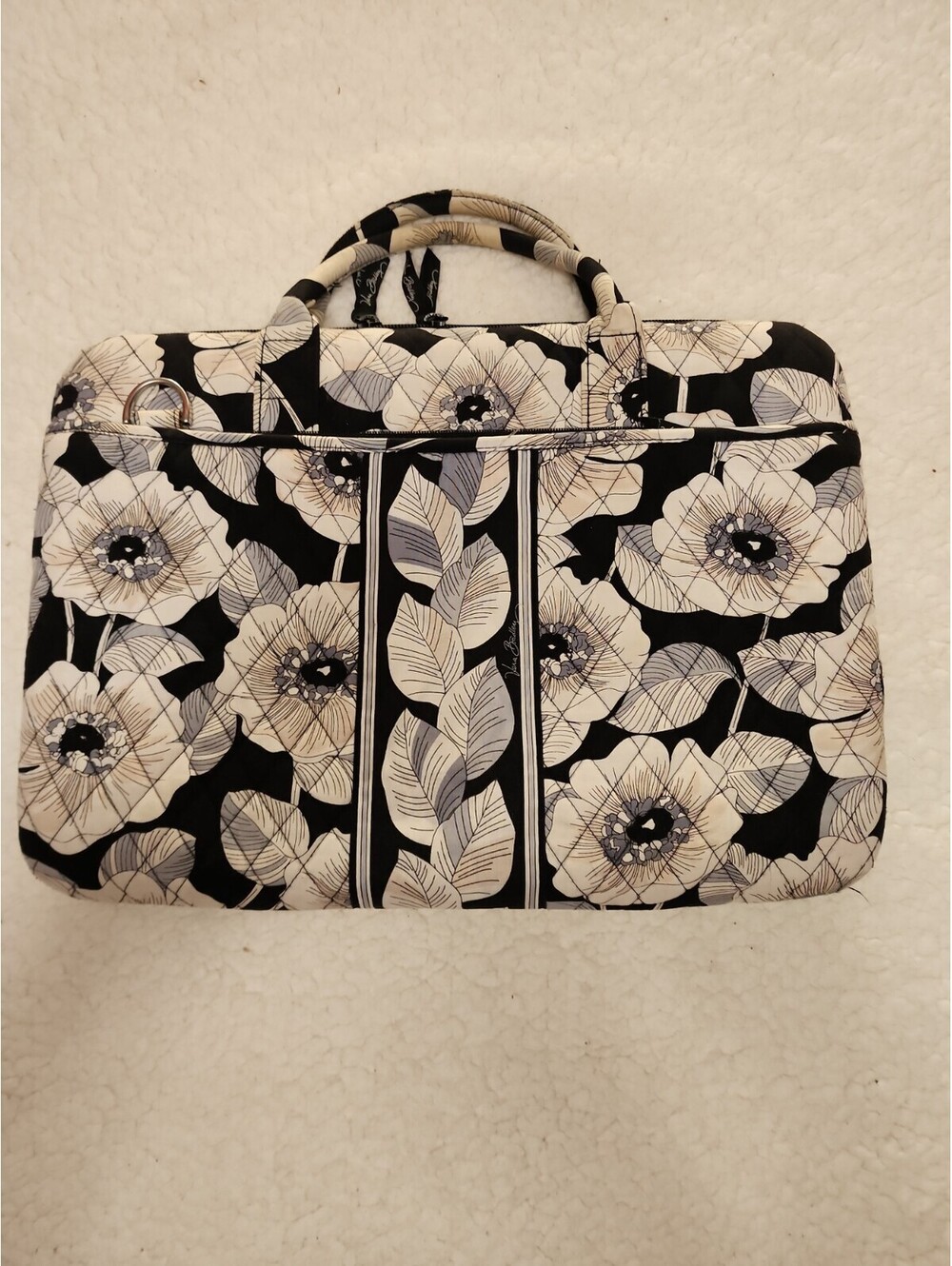Vera Bradley Retired Pattern Camellia LAPTOP PORTFOLIO Computer Case 17"×13"×2.5